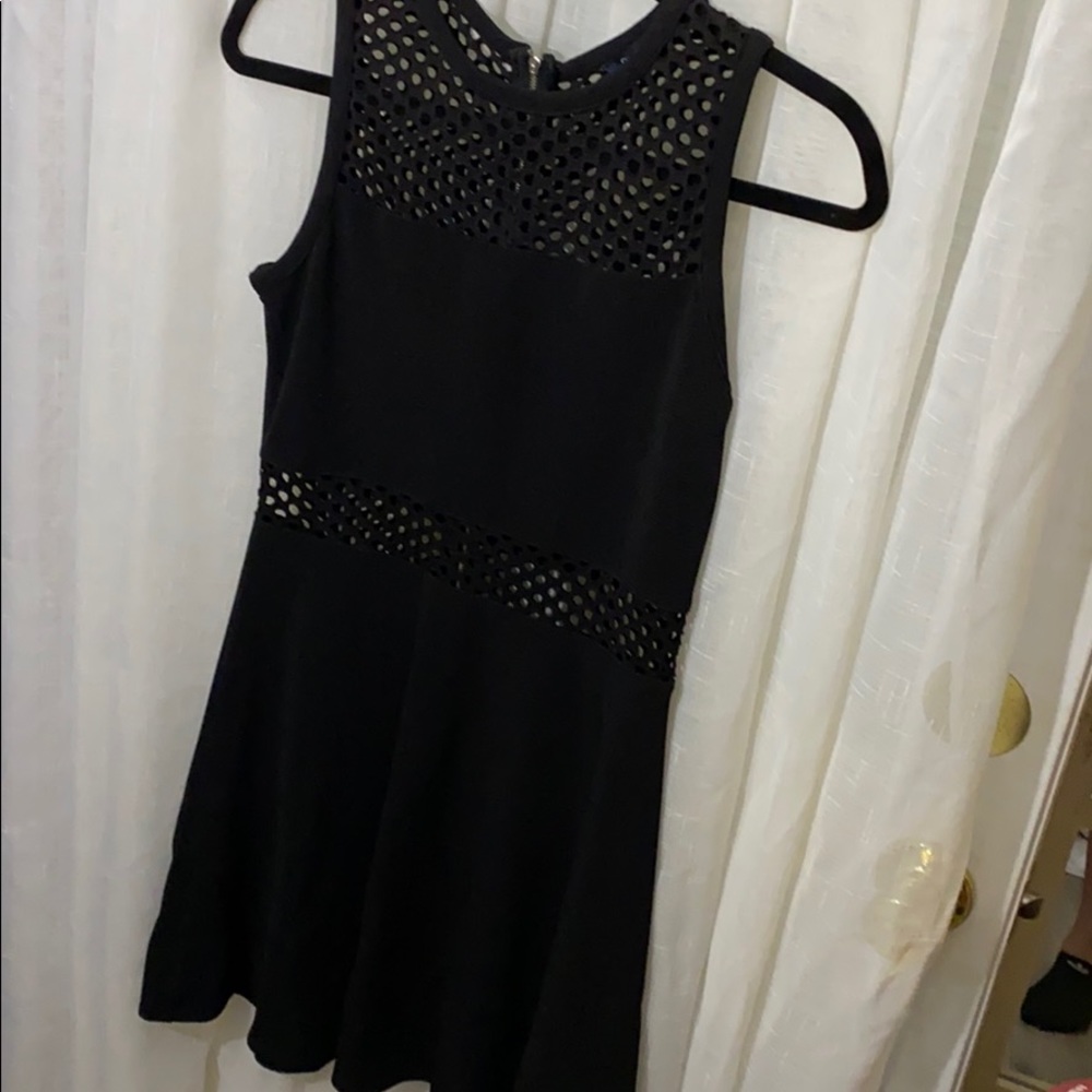 Black skater dress
